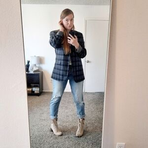 Sondergaard Copenhagen Blue Plaid Blazer 42L